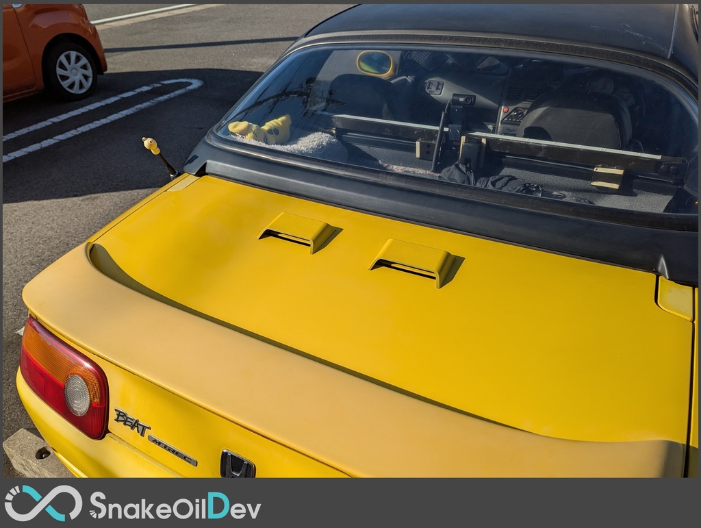 ホンダ ビート 排熱ダクト