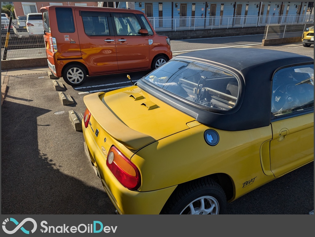 ホンダ ビート 排熱ダクト