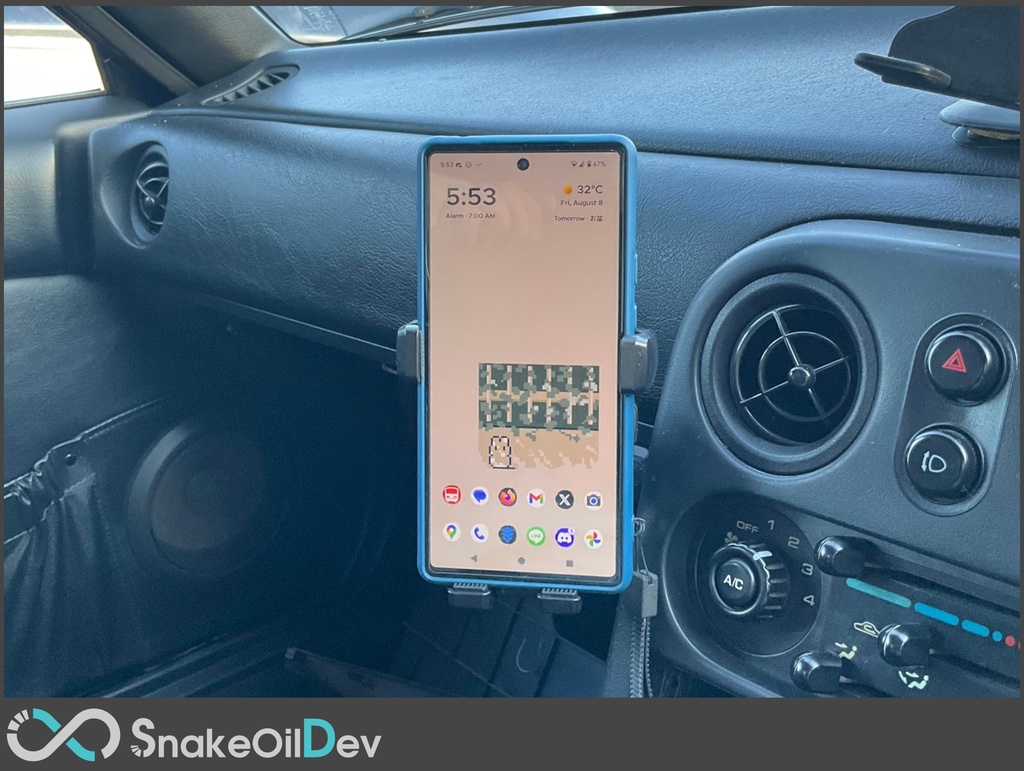 NA ユーノス ロードスター スマホホルダー ベース TYPE_A