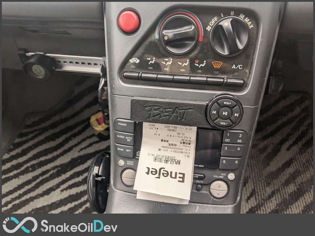 ホンダ ビート スマホホルダー・メディアボタン・カードホルダー