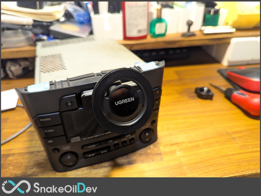 ホンダ ビート カセットスロット スマホホルダーベース