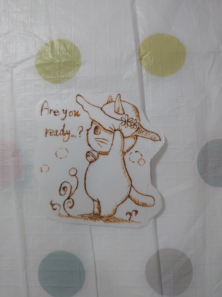 手描きイラストシール