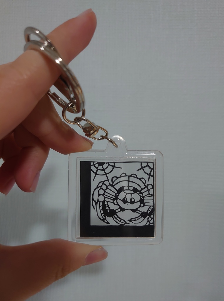 【完成品】切り絵キーホルダー