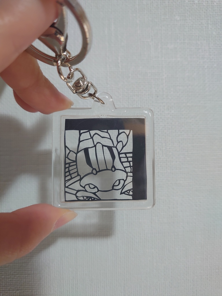 【完成品】切り絵キーホルダー