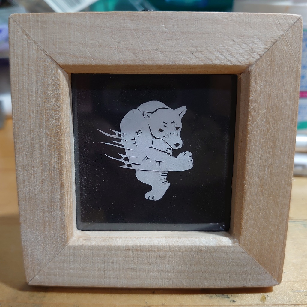 ミニ切り絵原画