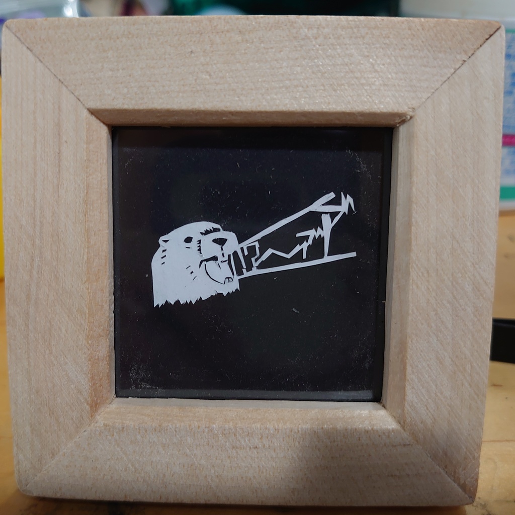 ミニ切り絵原画