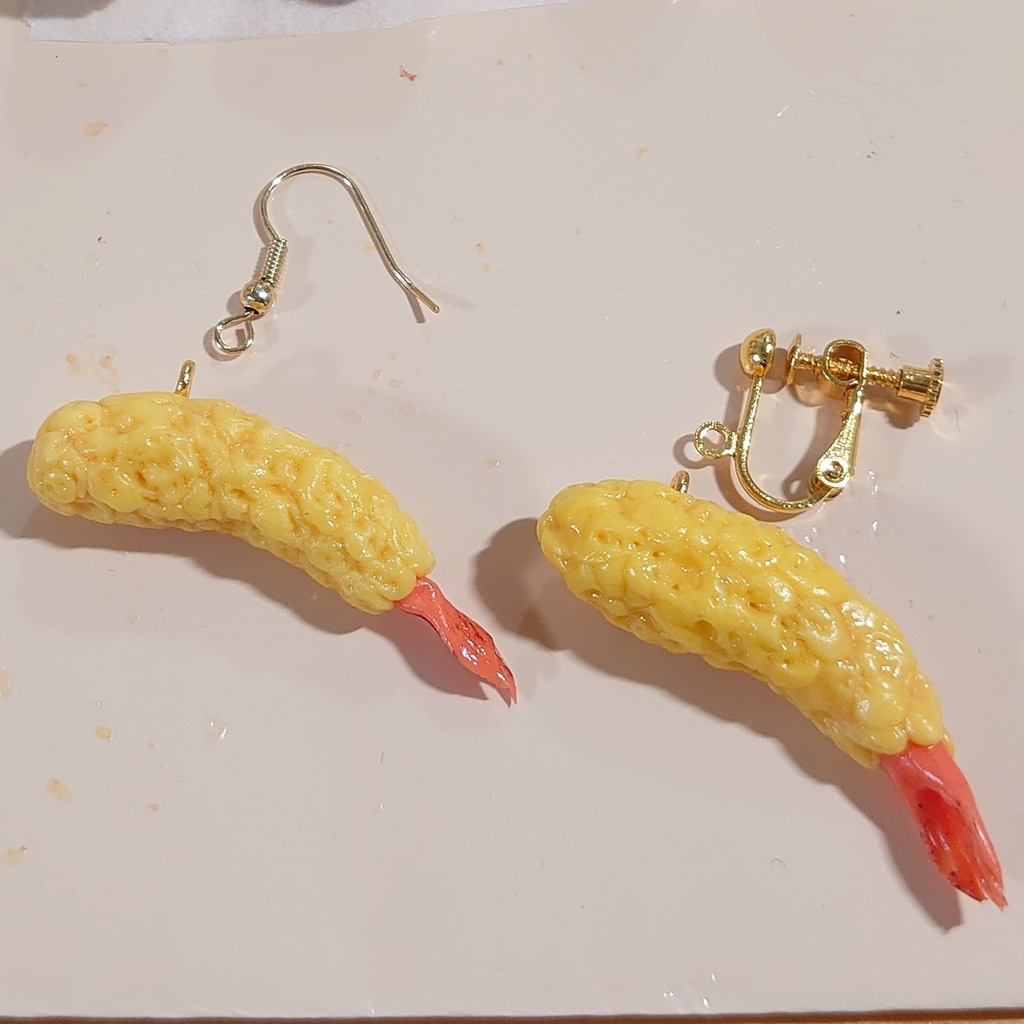 えび天ピアスorイヤリング