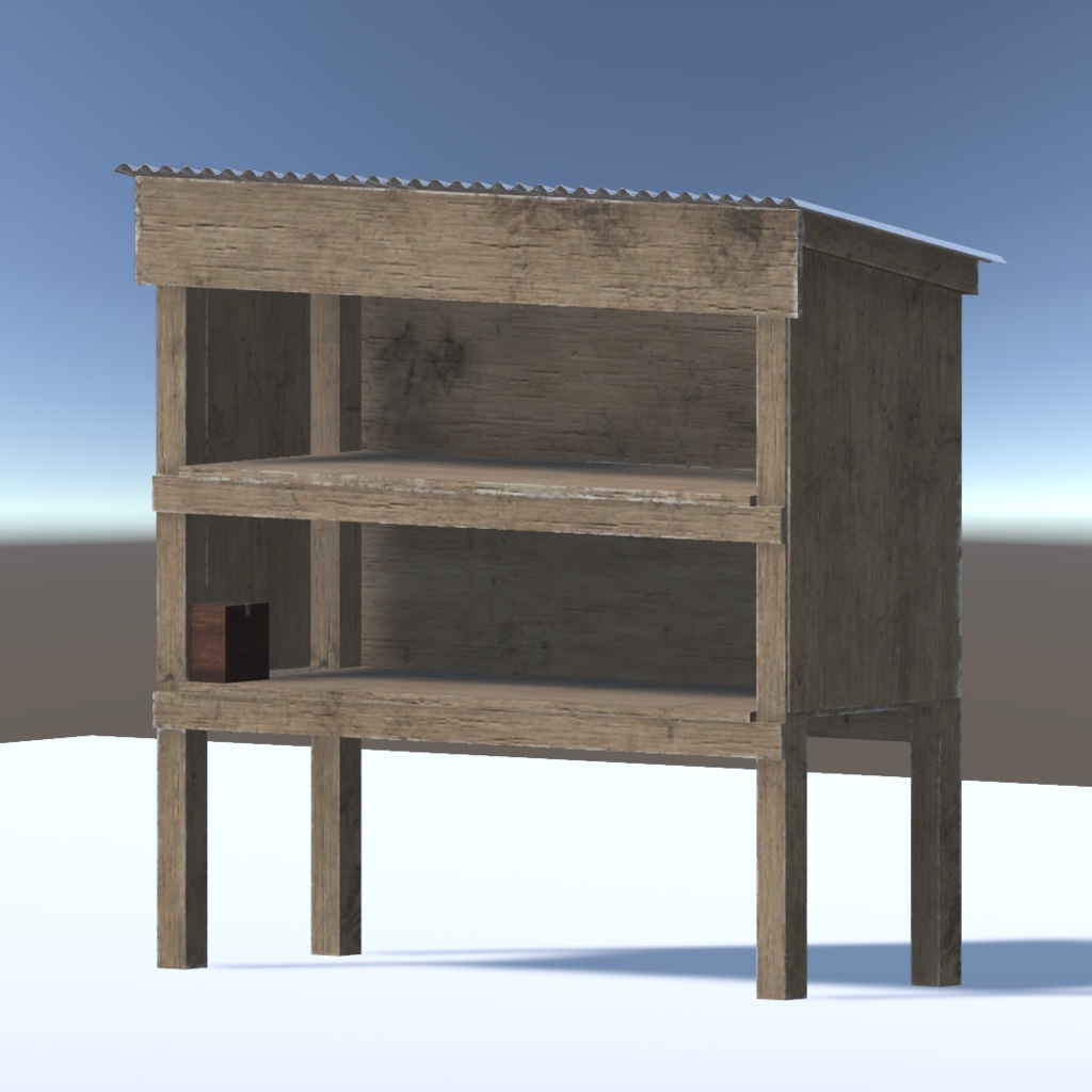 [無料] 無人販売所【3Dモデル】