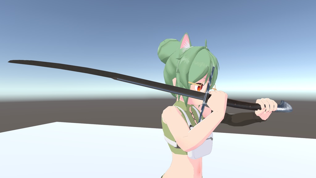 クリークスメッサー【3Dモデル】 blenderファイル付き