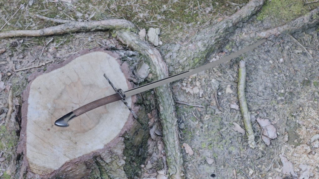 クリークスメッサー【3Dモデル】 blenderファイル付き