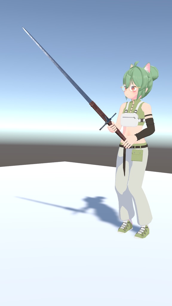 スコティッシュクレイモア 2種【3Dモデル】 blenderファイル付き (無料あり)