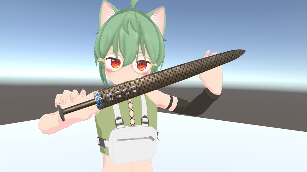 越王勾践剣【3Dモデル】 blenderファイル付き