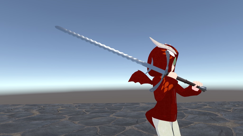 フランベルジュ【3Dモデル】 blenderファイル付き