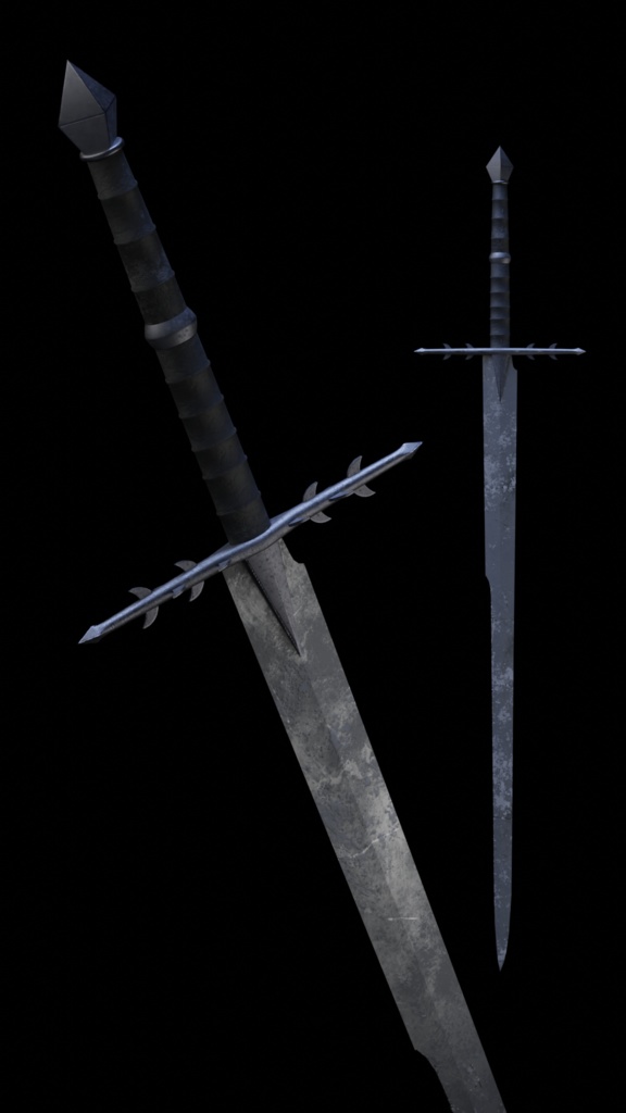 無料] ナズグルの剣 【3Dモデル】 - 狂詩曲工房 - BOOTH