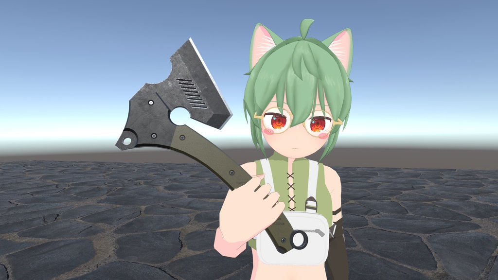 トマホーク【3Dモデル】 blenderファイル付き