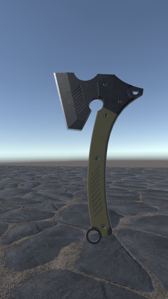 トマホーク【3Dモデル】 blenderファイル付き