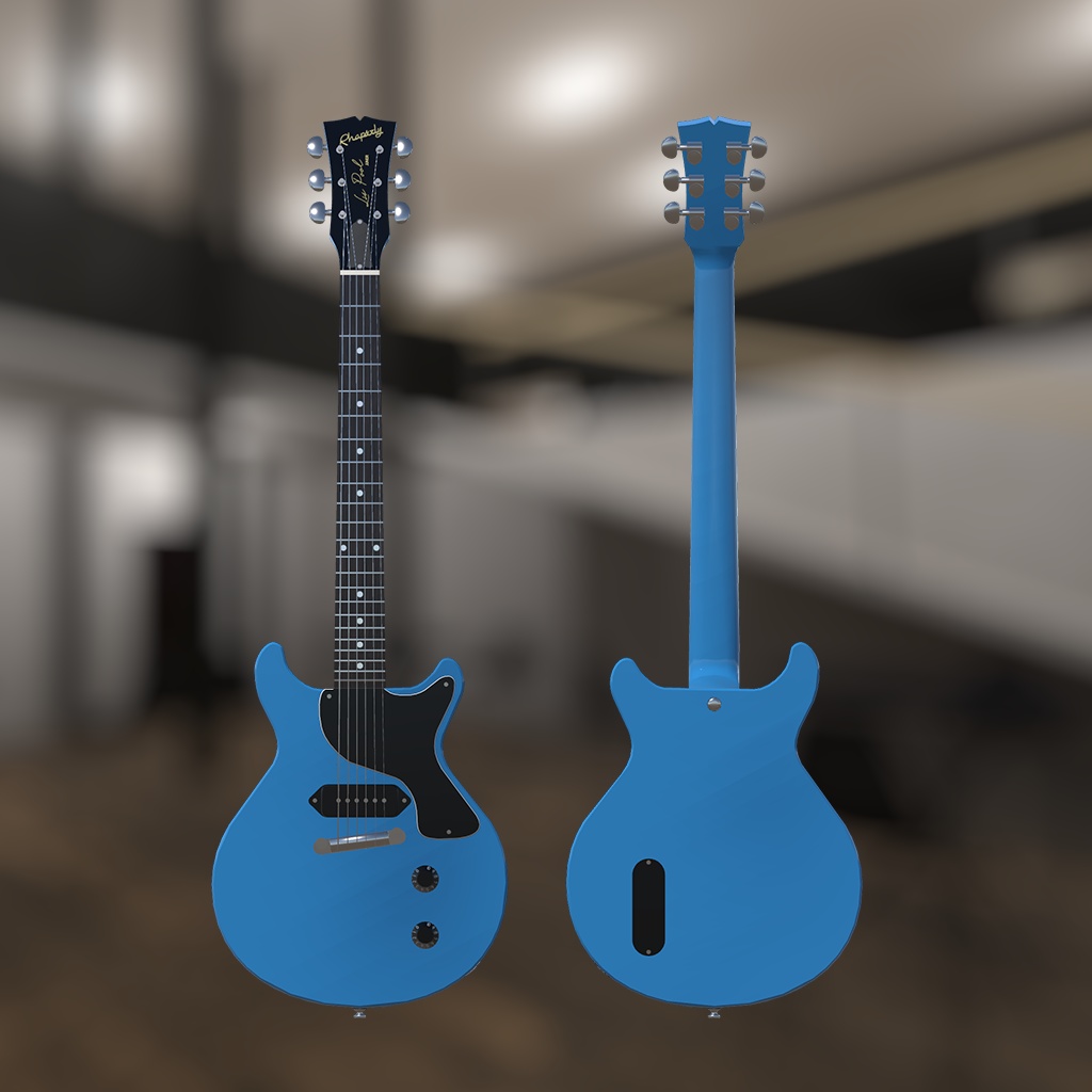 エレキギター LPJ DCタイプ【3Dモデル】
