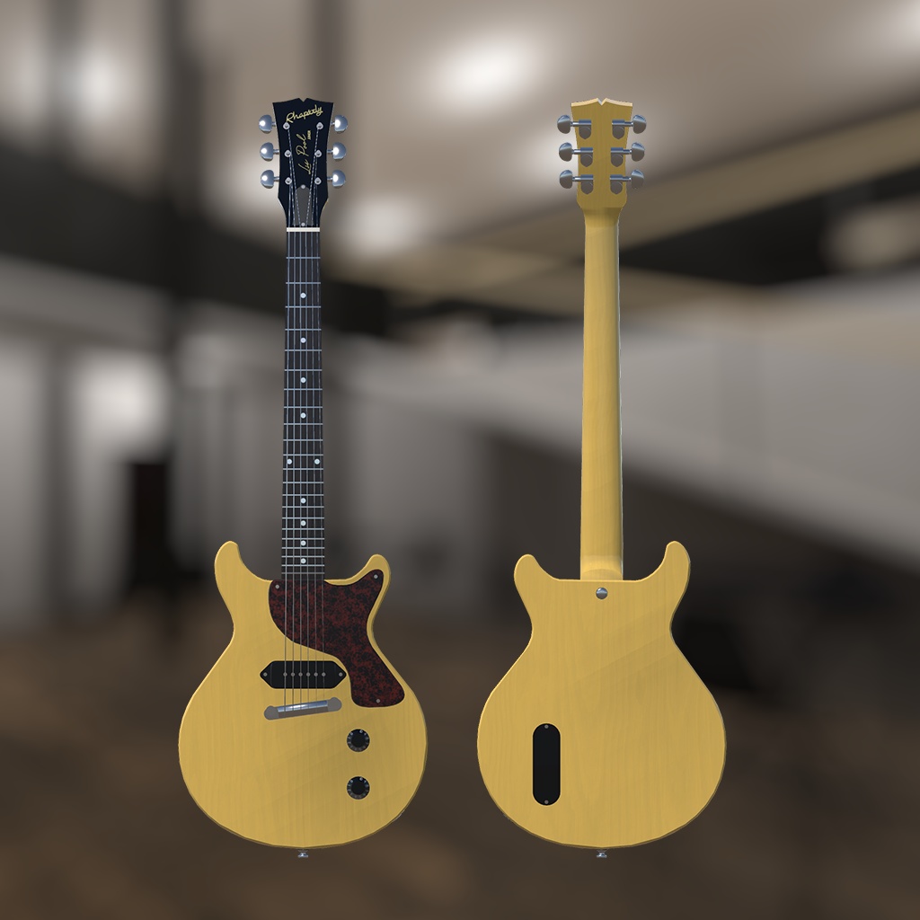 エレキギター LPJ DCタイプ【3Dモデル】