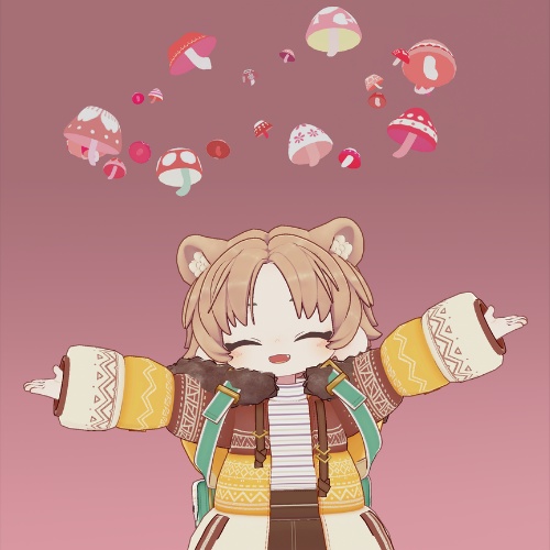 ໒꒱₊˚⋆【ふわふわ動く】kinoko halo⋆˚₊໒꒱