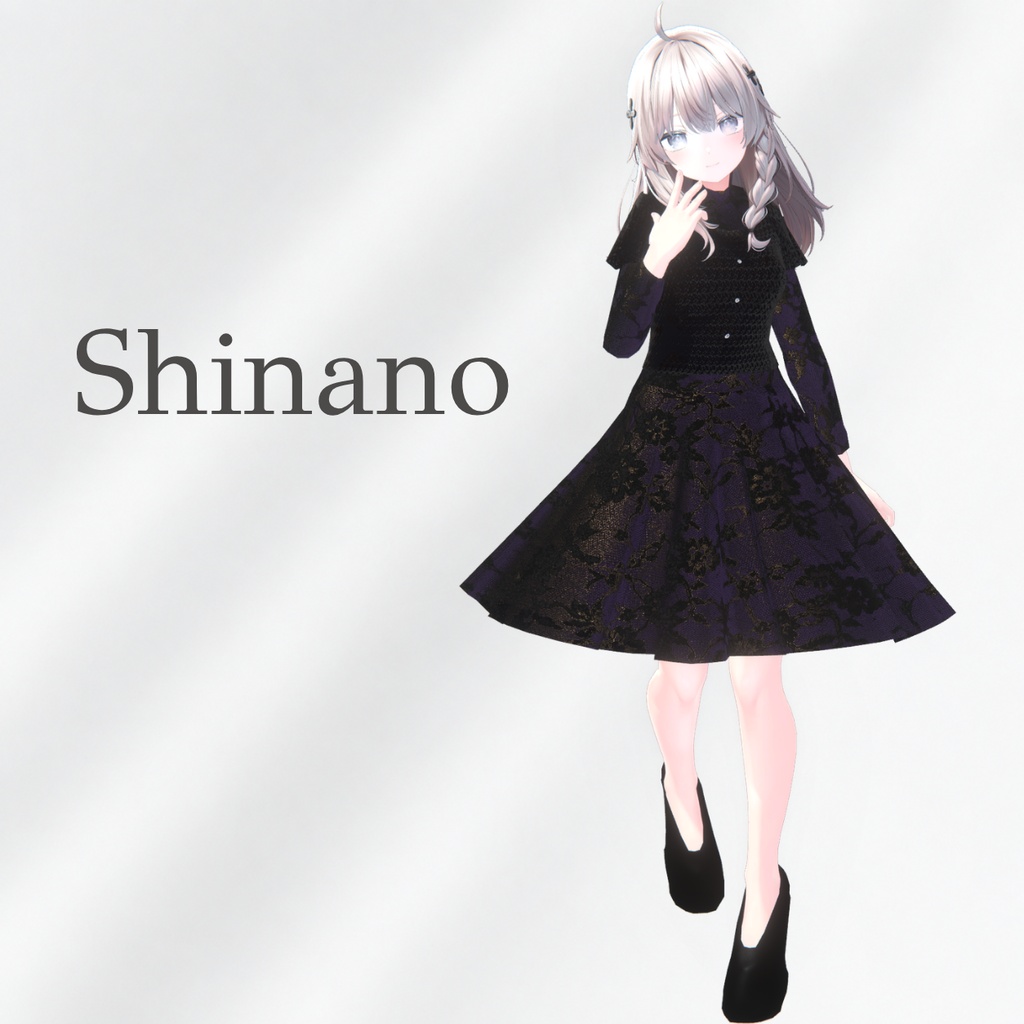 【複数アバター対応】Lilly dress