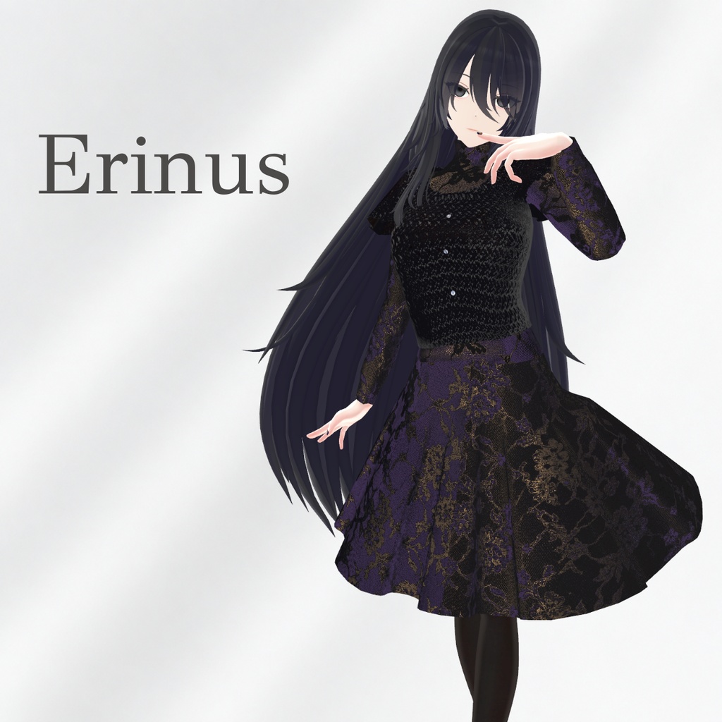 【複数アバター対応】Lilly dress