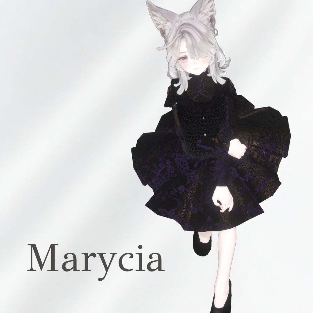 【複数アバター対応】Lilly dress