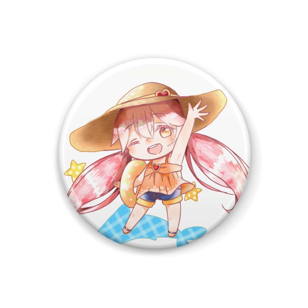 水着リリカちゃん缶バッジ