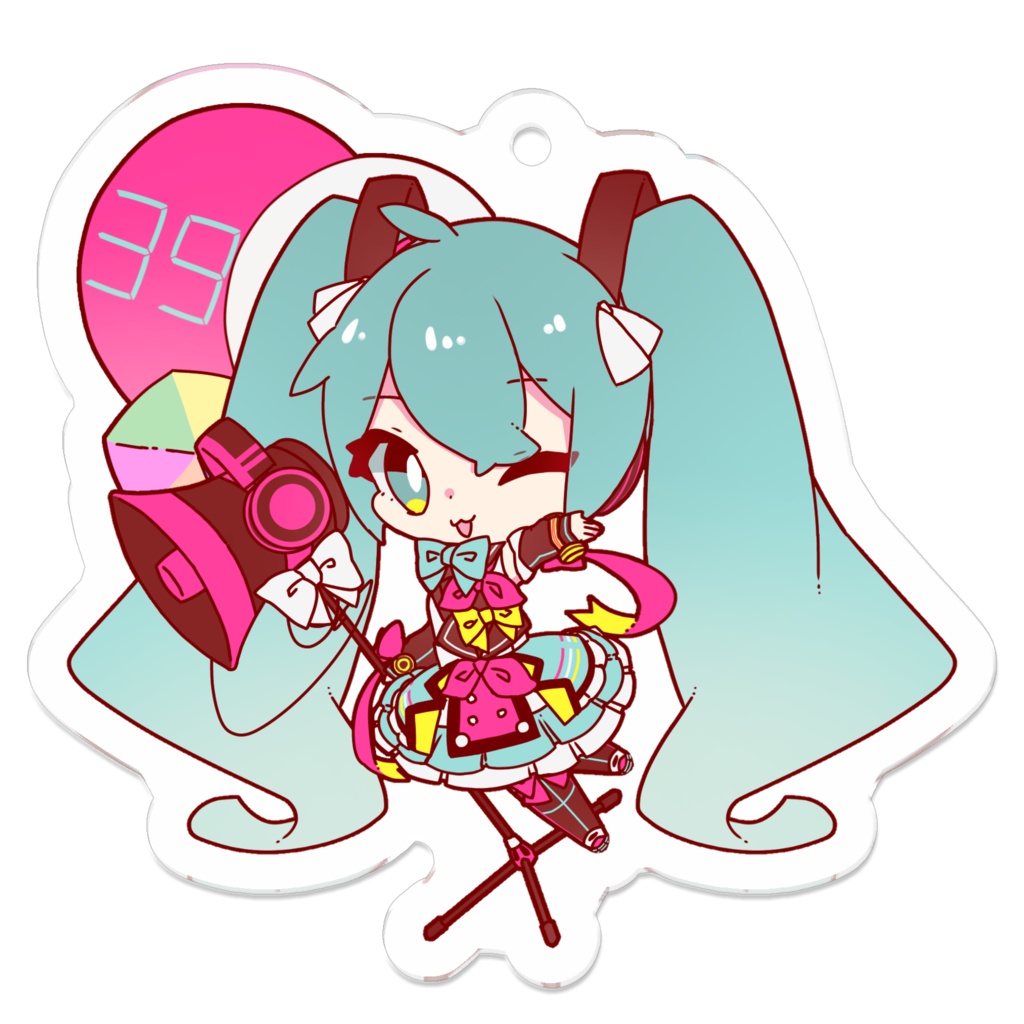 アクリルキーホルダー 初音ミク かっっっっさ Booth