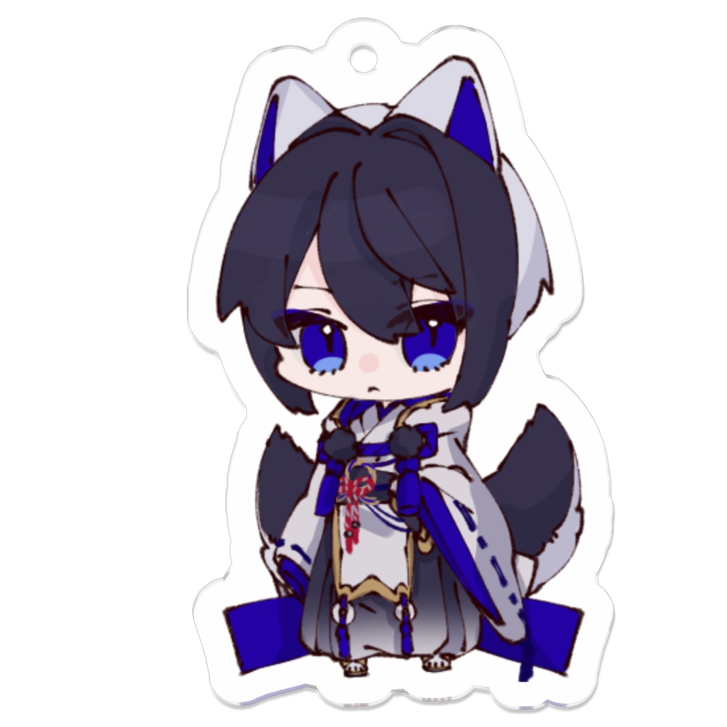 アクリルキーホルダー戌