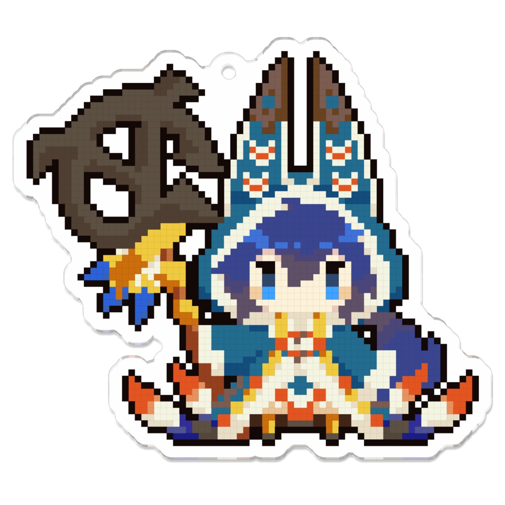 ドットアクリルキーホルダー　ネロ