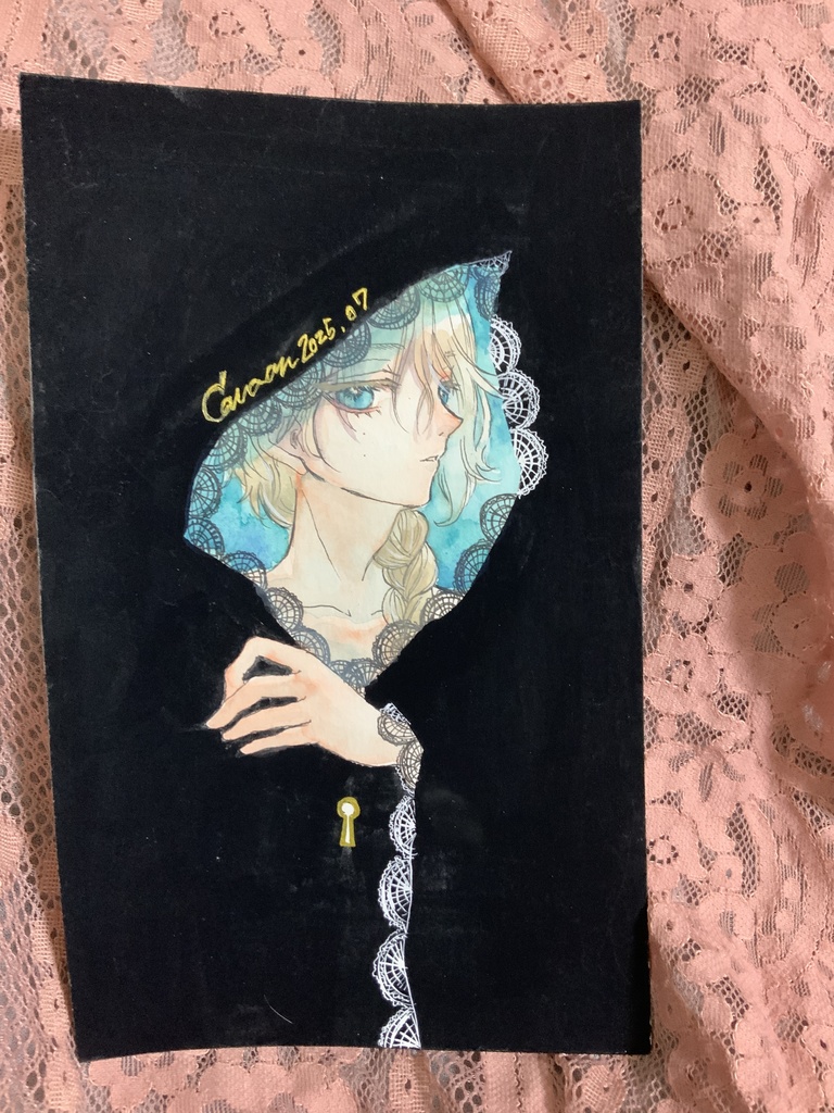 フレームレス原画　鍵穴２