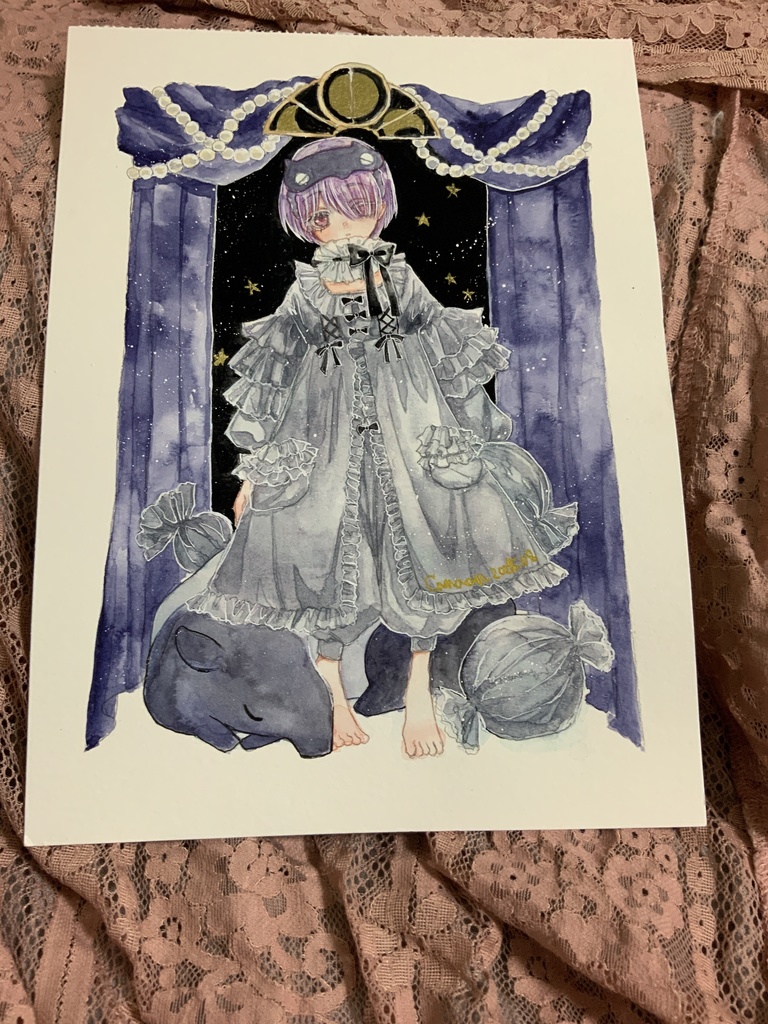フレームレス原画　バク