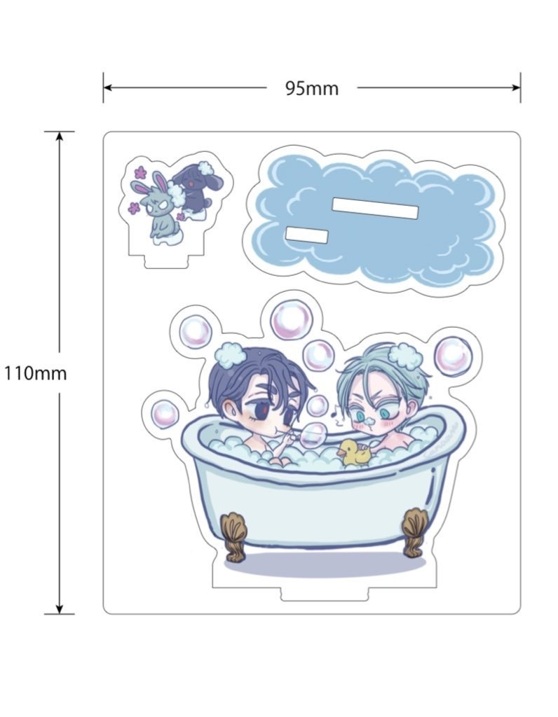 お風呂アクリルスタンド