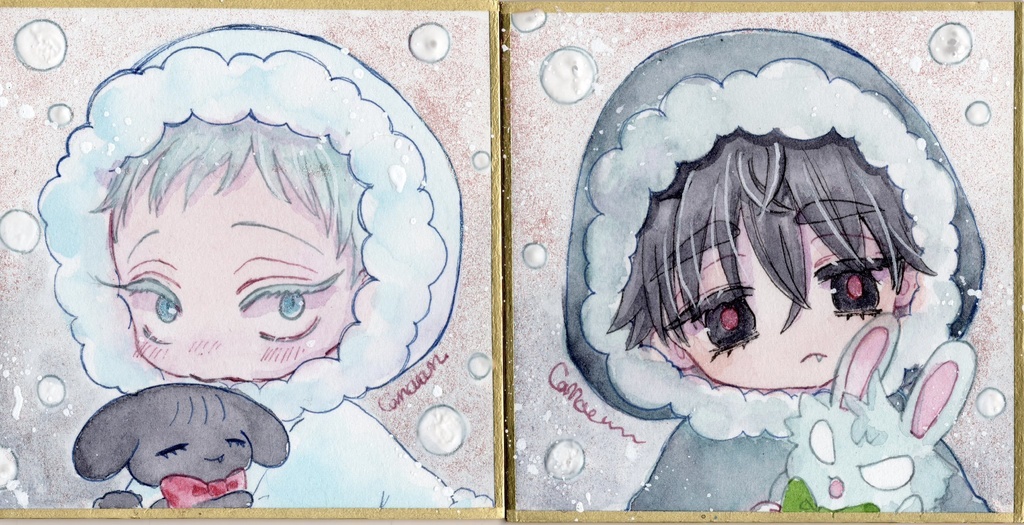 ゆきんこいばてぃる 2枚セット