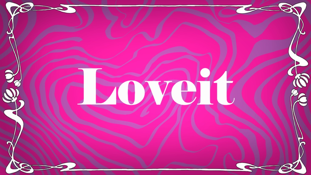 【フリー素材】Loveitサムネイル素材