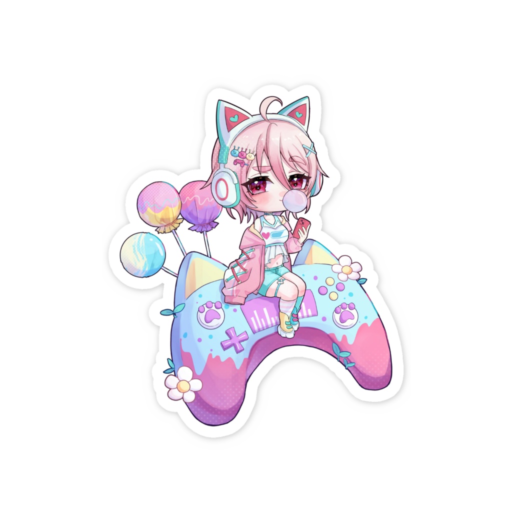 がちゃステッカーッッ(ゲム)