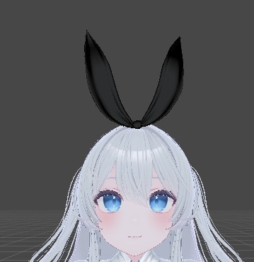 bunny ear ribon bow (liltoon)