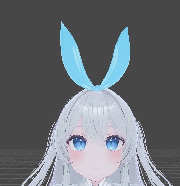 bunny ear ribon bow (liltoon)