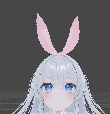 bunny ear ribon bow (liltoon)