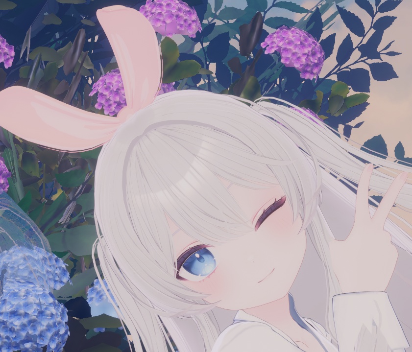 bunny ear ribon bow (liltoon)