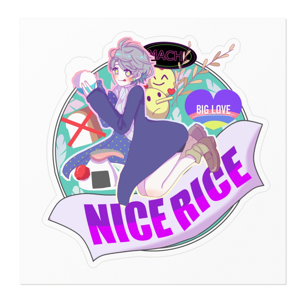 NICE RICEステッカー