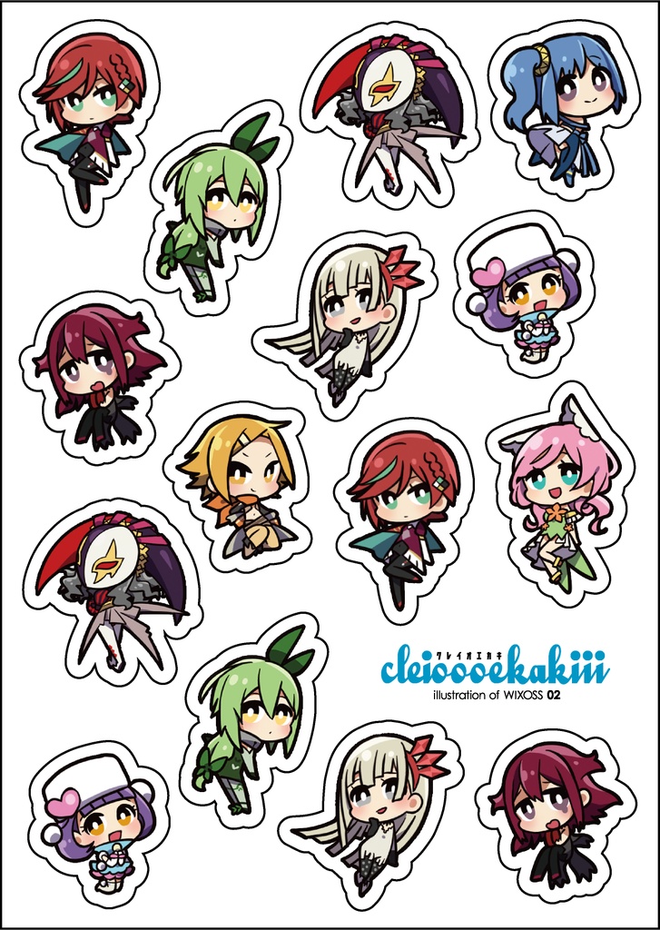 cleioooekakiii illustration of WIXOSS 02