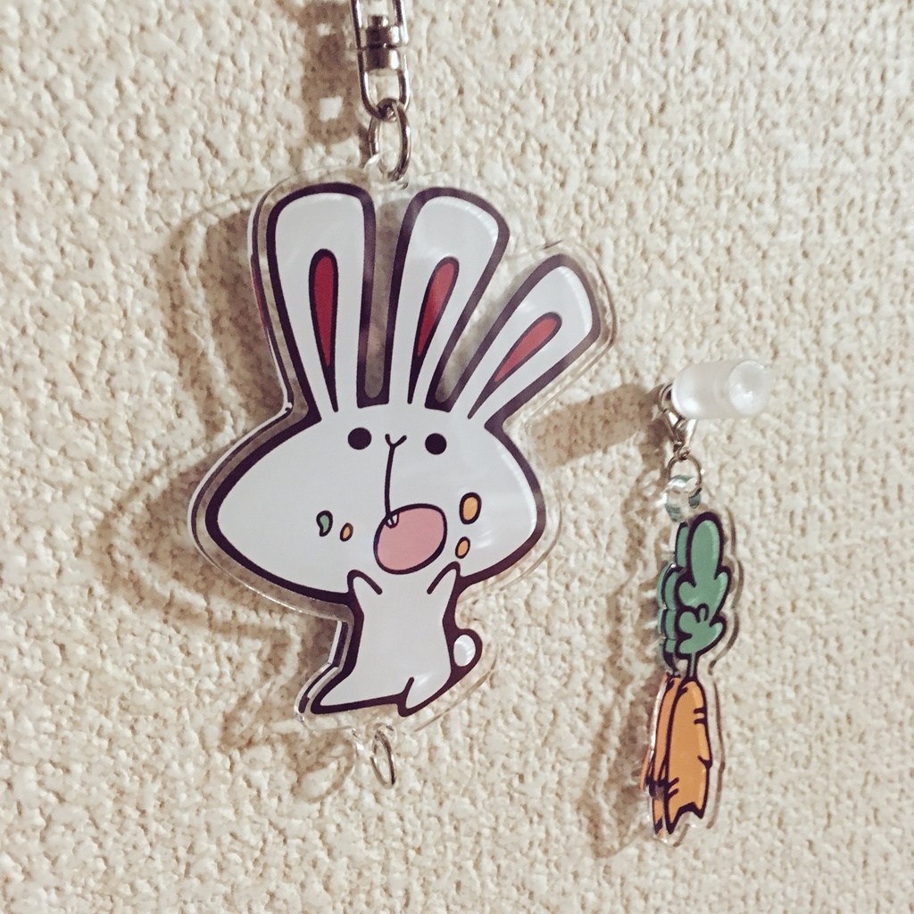 みつみみ&ひとじん つながるアクリルキーホルダーセット