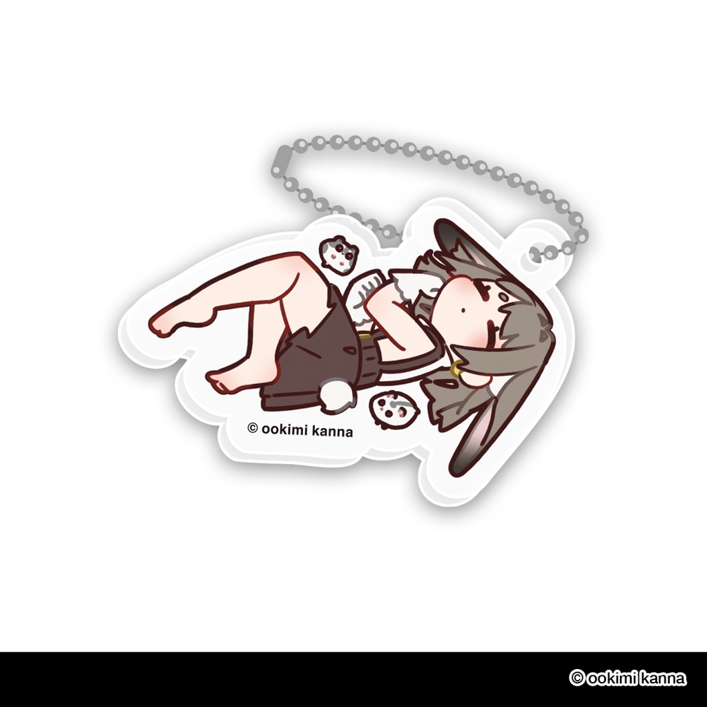 かんなちゃんおやすみアクリルキーホルダー