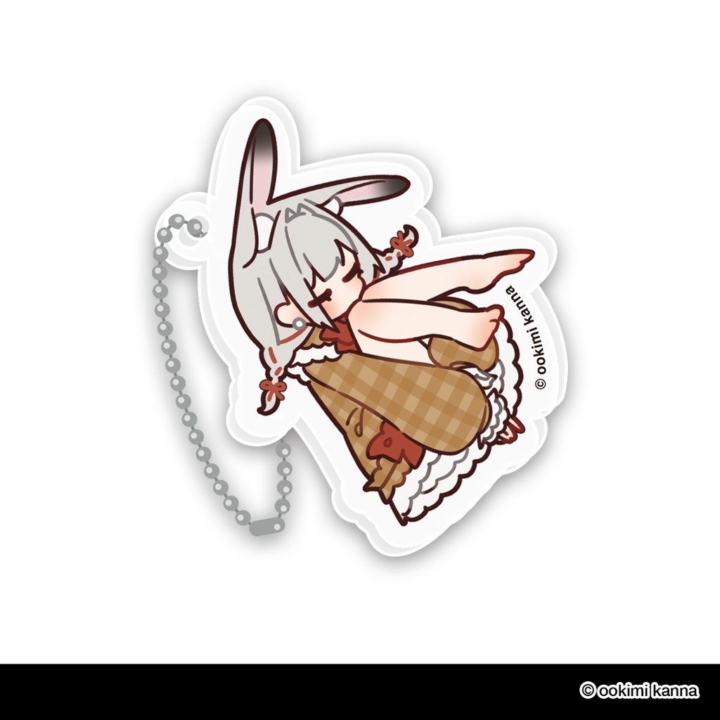 【受注再販分】かんなちゃんおやすみアクリルキーホルダー