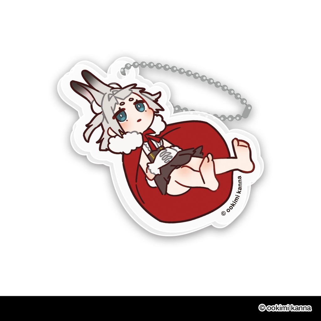 【受注再販分】かんなちゃんおやすみアクリルキーホルダー