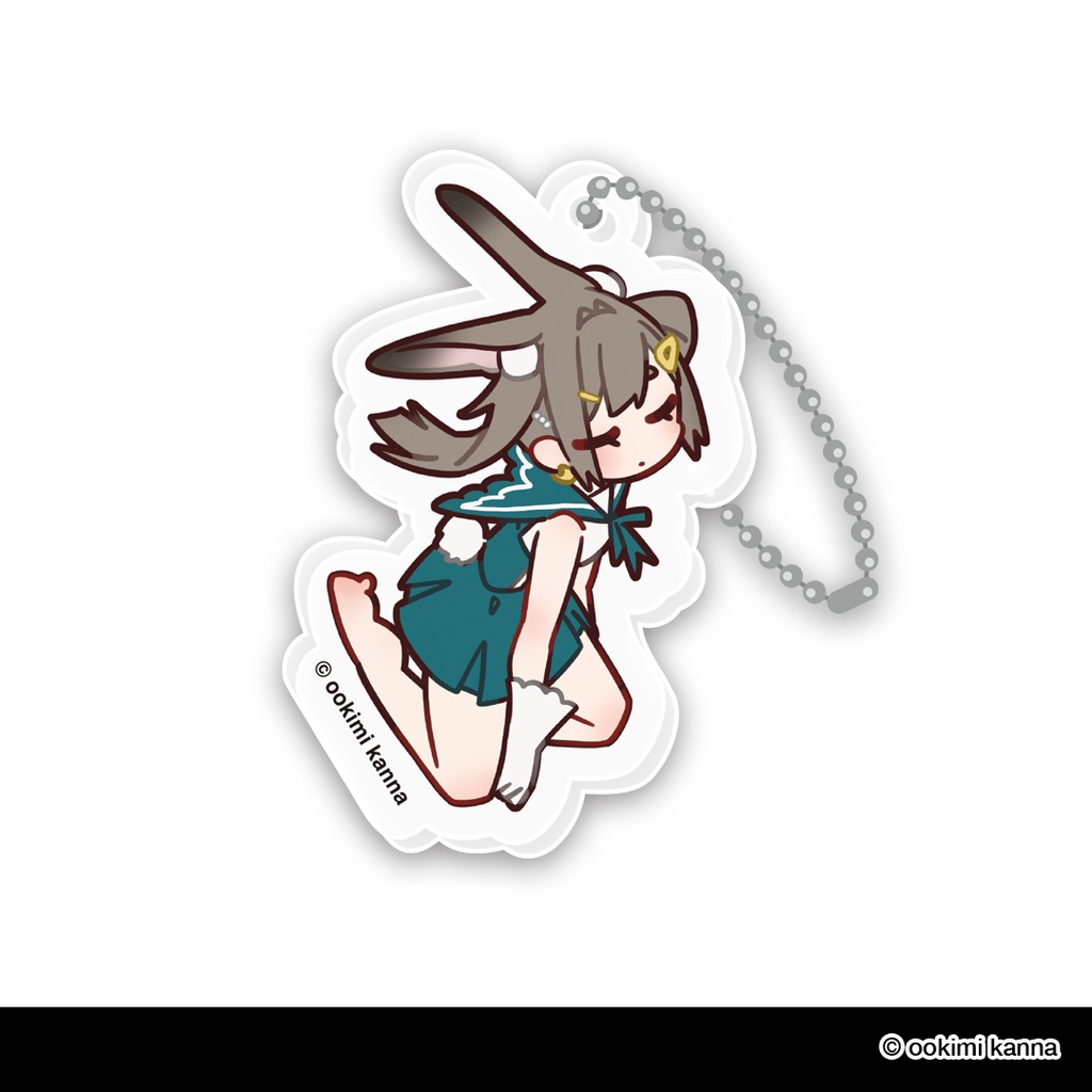 【受注再販分】かんなちゃんおやすみアクリルキーホルダー