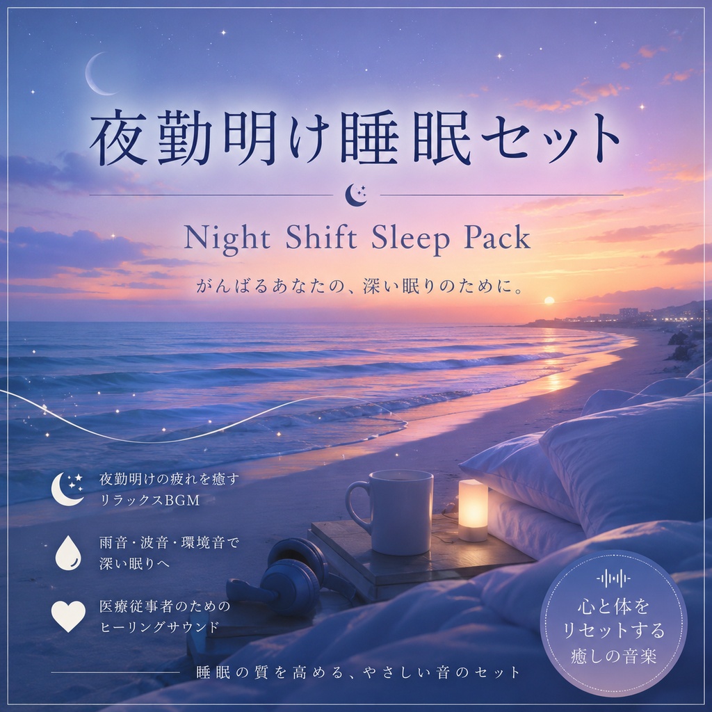 夜勤明け睡眠セット Night Shift Sleep Pack