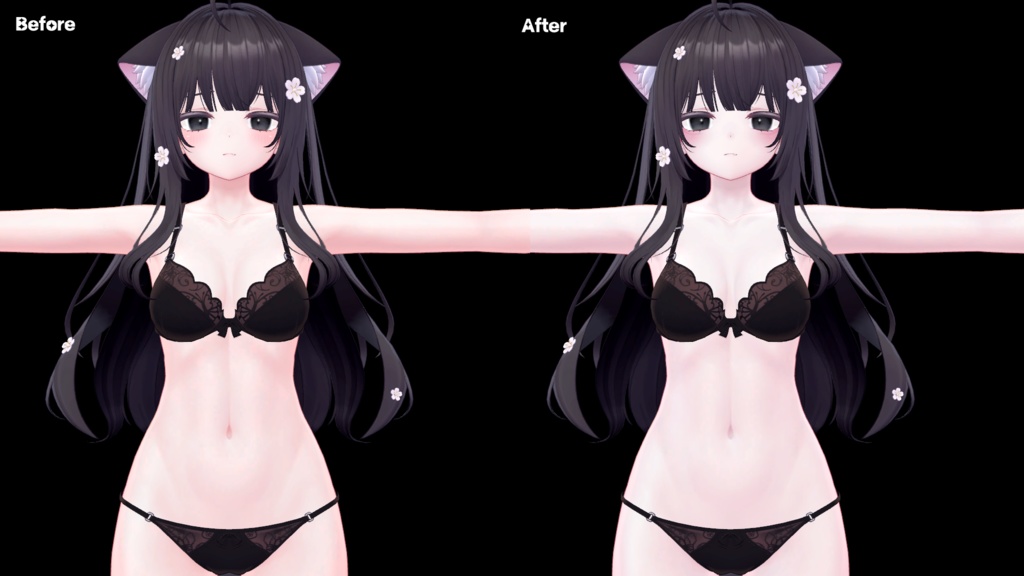 ♡ 萌, Moe ♡ メンヘラ moe make up & body texture ! 萌メイク