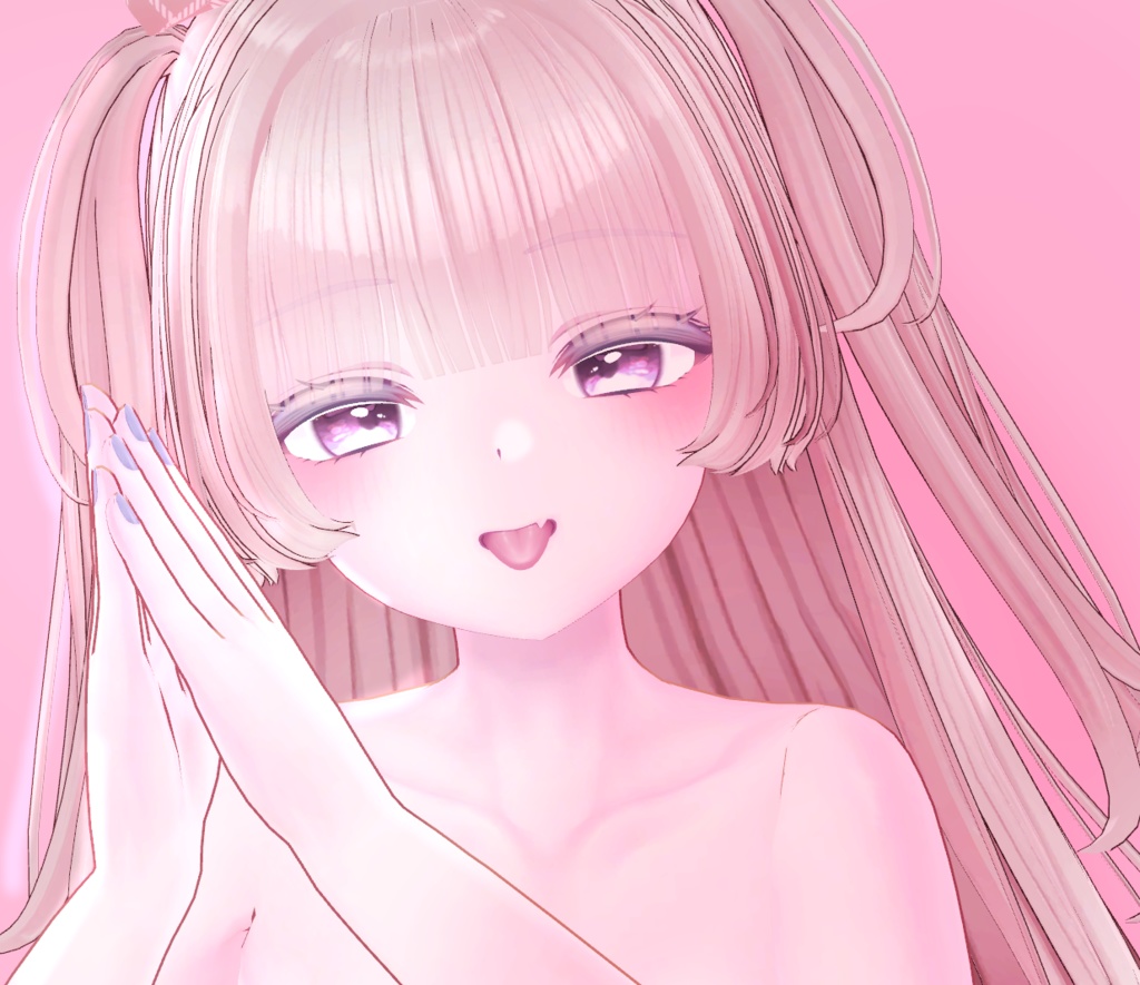 ♡ 萌, Moe ♡ moe pink make up & body texture :: 萌メイク♡